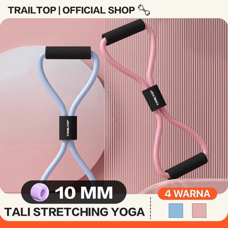 Tali Olahraga Elastis TRAILTOP | Resistance Band untuk Fitness & Yoga